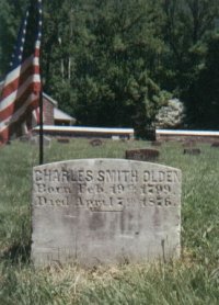 Gov. Olden Final Resting Place